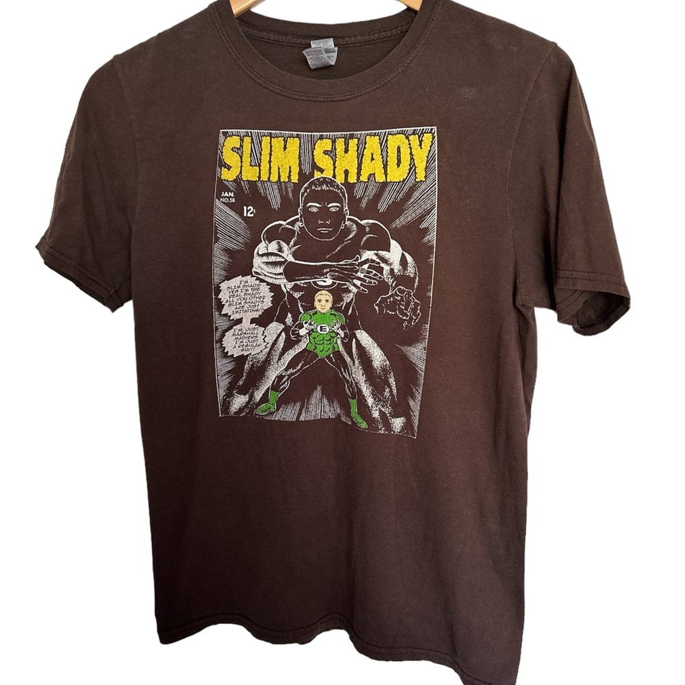 Eminem Slim Shady Comic Style Graphic T-Shirt Size Small